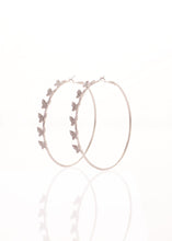 Load image into Gallery viewer, Mariposa Signature Hoop in Silver
